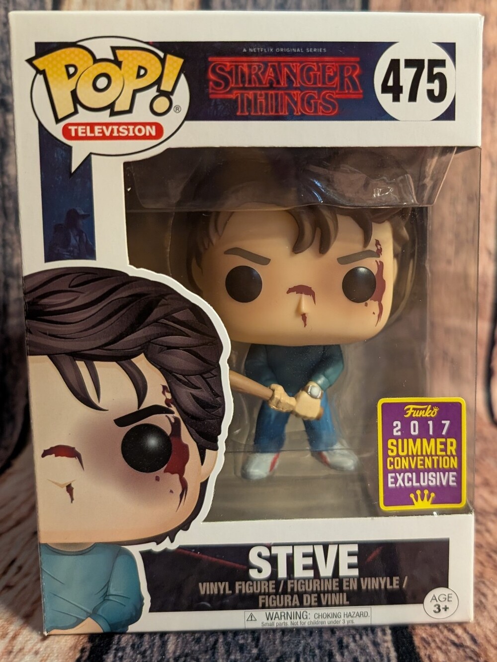 Funko Pop Stranger Things Steve With Bat Exclusive #475
